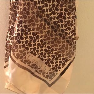 Vintage Coach Scarf w/ traditional Coach Monogram